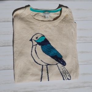 Old Navy Bird Graphic Sweater M